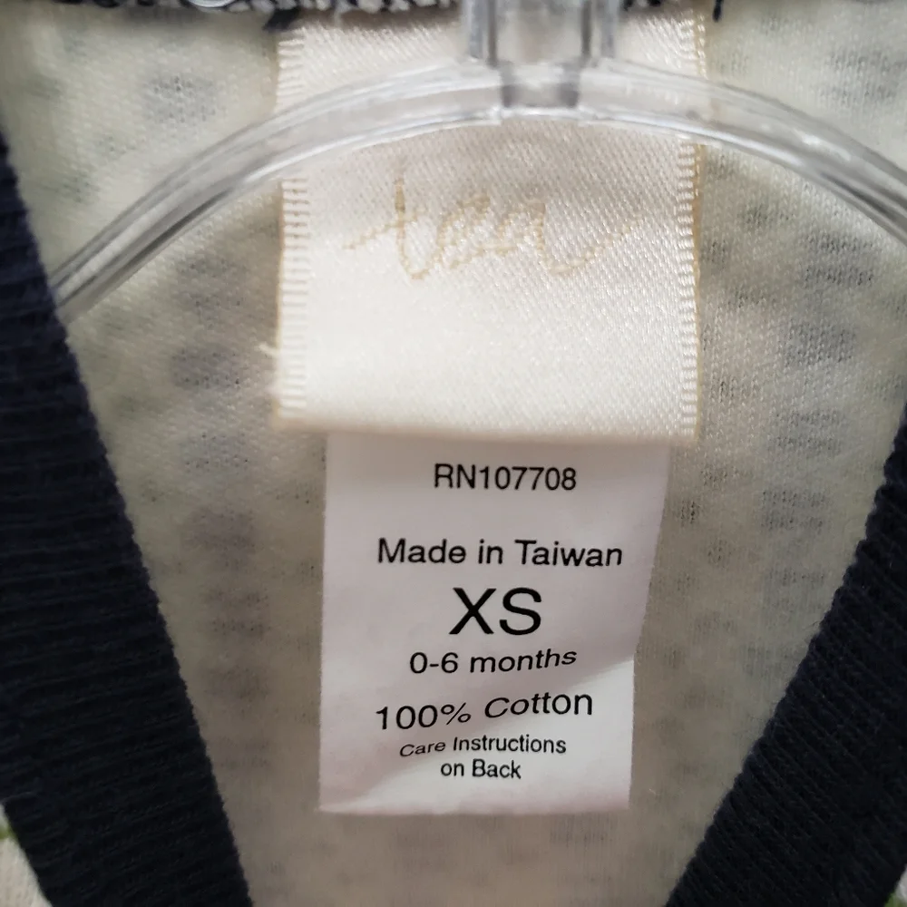 NWOT Tea Collection One-Piece Bodysuit